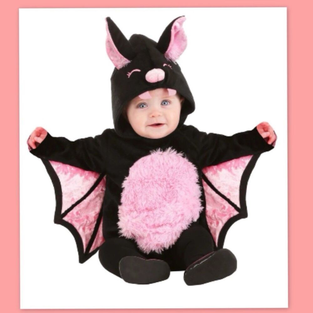 Infant Pink Vampire Bat Costume ~ Size 12-24 Months